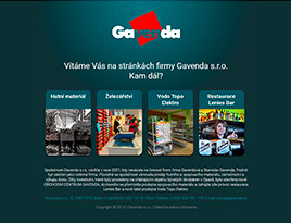 Komerční prezentace obchodního centra Gavenda
